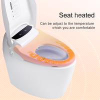 Vente en gros 110V s-trap salle de bain monté au sol placard à eau intelligent capteur de pied électronique intelligent wc toilette intelligente avec bidet