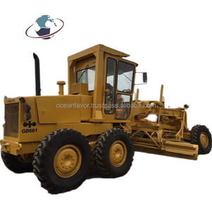Japón hizo Komatsu GD611A motoniveladora tractor de construcción de carreteras, bonita pintura Komatsu 611A motoniveladoras en China GD611 GD305 - Product Image 1