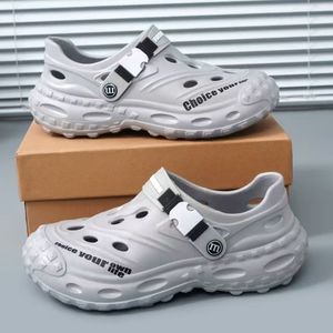 Nuevas zapatillas y zapatos de cueva para el verano de los hombres Antideslizante Suela gruesa Sensación de paso El vadeo puede estar mojado y no oler los pies - Product Image 5
