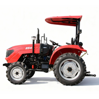 Traktor Roda 4 Kompak 4x4 Penggerak Gigi 4WD Traktor Pertanian 4x4 25HP Mini Traktor untuk Pertanian