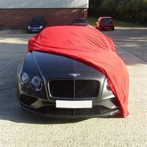 Housse de protection pour <span class=keywords><strong>voiture</strong></span> rouge en <span class=keywords><strong>vente</strong></span> chaude, extensible en spandex, personnalisée, pour <span class=keywords><strong>garage</strong></span>, housses de <span class=keywords><strong>voiture</strong></span> d'intérieur avec logo - Product Image 3