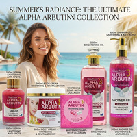 Ensemble éclaircissant Gluta Master Arbutin 3 Plus avec collagène, éclaircit les taches brunes, atténue l'hyperpigmentation, unifie le teint, ensemble beauté