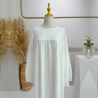 Habib Locker Muslimische Abaya Damen Muslimisches Kleid Großhandel Günstiges Blanko Muslimkleid Islamische Kleidung