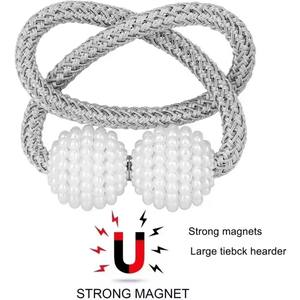 Fermaglio magnetico perla <span class=keywords><strong>per</strong></span> <span class=keywords><strong>tenda</strong></span> porta-ciabatte con fibbia appesa a sfera con fibbia posteriore accessori <span class=keywords><strong>per</strong></span> decorazione <span class=keywords><strong>per</strong></span> <span class=keywords><strong>tenda</strong></span> - Product Image 4