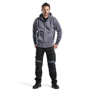 BLAKLADER - 155618609994D84 Pantalones sin bolsillos para uñas Negro/Gris-EAN 7330509594810 PANTALONES DE TRABAJO CARGO - Product Image 3