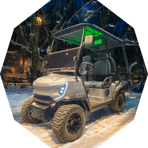 Mini voiturette de golf électrique au lithium 4 places 4500W à prix compétitifs - Product Image 2