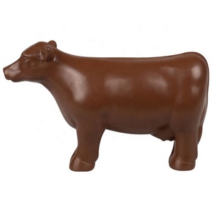 Cadeaux promotionnels personnalisés avec logo, jouet en mousse PU de style animal, balle anti-stress, vache noire au lait - Product Image 1
