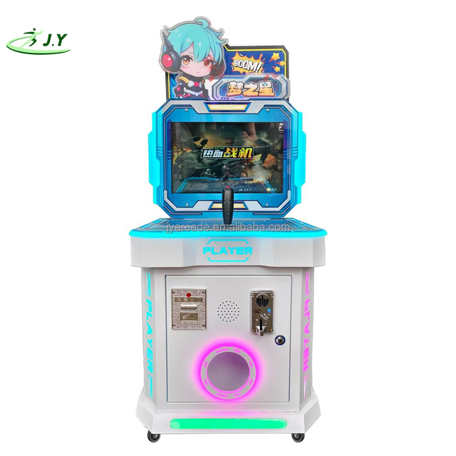 JY Wholesale 10 Kinds Coin Operated Kids Racing Game Arcade Machine Single Joystick Metal