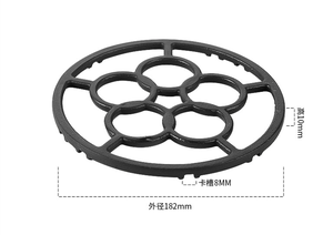 Salvamanteles antideslizantes para encimeras <span class=keywords><strong>de</strong></span> cocina, salvamanteles <span class=keywords><strong>de</strong></span> <span class=keywords><strong>hierro</strong></span> <span class=keywords><strong>fundido</strong></span> caliente para encimera <span class=keywords><strong>de</strong></span> Gas, cafetera, anillo reductor <span class=keywords><strong>de</strong></span> Gas, anillo <span class=keywords><strong>de</strong></span> trabajo para estufa <span class=keywords><strong>de</strong></span> Gas - Product Image 4