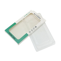 Bac à blister en PVC PET transparent personnalisé avec emballage de boîte de papier boîte d'emballage de coque de téléphone