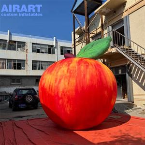 नई आकार गतिविधि इन्flatable लाल सेब, inflatable ताजे सेब फल गुब्बारा - Product Image 5