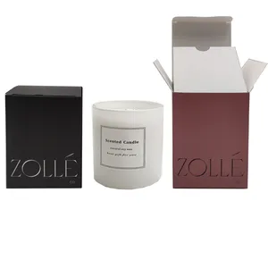 低价环保标志印刷方形蜡烛罐礼品盒包装护肤包装盒香槟蜡烛礼品盒