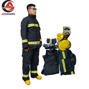 <span class=keywords><strong>Traje</strong></span> <span class=keywords><strong>de</strong></span> <span class=keywords><strong>Bombero</strong></span> <span class=keywords><strong>de</strong></span> Cuerpo Completo Ignífugo <span class=keywords><strong>de</strong></span> la Mejor Calidad, Marca GUANGMIN, <span class=keywords><strong>de</strong></span> Fibra <span class=keywords><strong>de</strong></span> Aramida Amarilla/Poliéster/Rayón, para la Lucha Contra Incendios - Product Image 3