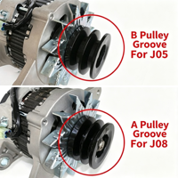 Alternateur de générateur CA pour excavatrice, pièces de rechange moteur J08 pour SK210 SK250 SK350 SK380-8/-10, garantie 1 an, fabriqué en Chine
