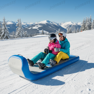 Traîneau à neige gonflable portable en PVC pour <span class=keywords><strong>3</strong></span> 4 ou 5 personnes Traîneau à <span class=keywords><strong>ski</strong></span> en hiver avec fond en plastique - Product Image 6