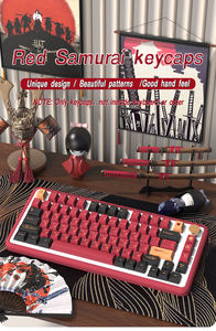 Red Knight 156 teclas Cherry perfil PBT tinte <span class=keywords><strong>ISO</strong></span> Reino Unido Alemania ruso portugués teclas multilenguaje para teclados de juegos personalizados - Product Image 5