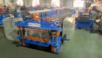 Tuile solaire de support faisant la forme debout de petit pain de tôle de couture formant la machine de toit