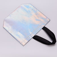 Sac de shopping personnalisable en non-tissé, grande capacité, écologique, résistant à l'humidité, durable, imperméable, pour exposition