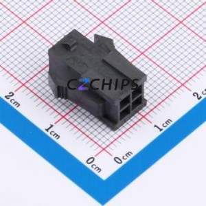 WAFER-MX3.0-04PJK-MB Housing (Wire-to-Board / Wire-to-Wire) P=3.03mm Connector 2x2P 3.03mm Micro-Fit (MX 3.0) 3.03mm - Product Image 1