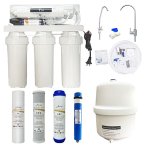 Filtres à eau intelligents pour usage domestique et hôtelier, système d'osmose inverse de 5e génération, installation facile sous l'évier - Product Image 1