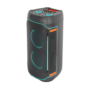 Subwoofer <span class=keywords><strong>doble</strong></span> de 8 pulgadas, sistema de sonido portátil para exteriores, alta potencia, 240W, potente altavoz de bocina portátil móvil recargable - Product Image 3