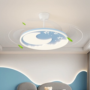 Lámpara de techo con ventilador para restaurante, dormitorio, habitación infantil, cálida, con protección ocular, para toda la casa, lámpara Zhongshan - Product Image 1