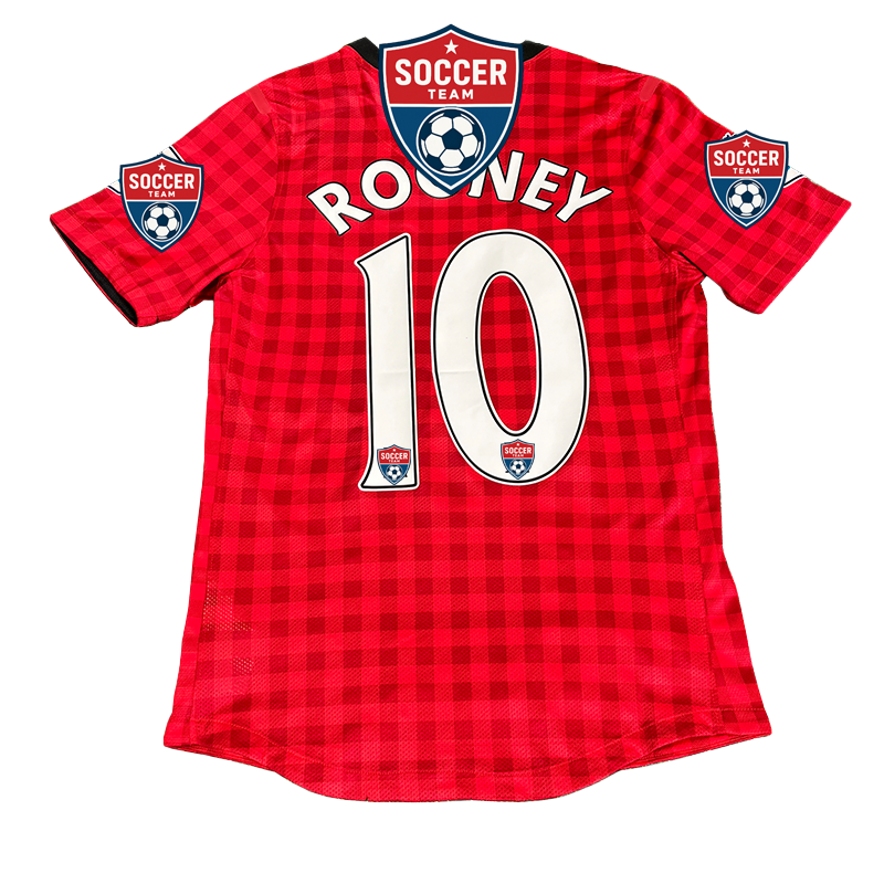 Maillot rétro rouge - Domicile - Sans numéro de joueur
