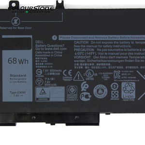 Batterie Latitude 5480 5580 5490 5590 Gjknx Batterie d'ordinateur portable d'origine Stable efficace et longue durée de vie de la batterie - Product Image 4