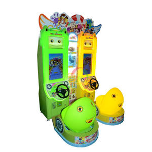 आर्केड खेल मशीन इनडोर ड्राइविंग कार किडी सवारी सीट पर टिकट मोचन मशीन - Product Image 1