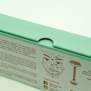 Luxury Custom Gift Packaging Boxes for Skin Care Set Embossed Faciaial Massager <b>Cardboard</b> with Scraping Guasha Board <b>Paper</b> Board - Product Image 6