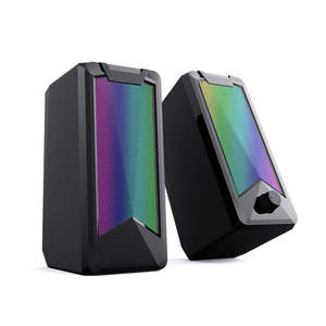 Altavoz con cable USB para juegos de PC RGB 2.0, creativo y novedoso, con luz LED, reproductor portátil, carcasa de plástico - Product Image 6