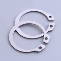 Custom Stainless Carbon Steel Self Lock Oval Washers Black Oxide DIN471 External Spiral Circlips Shaft Retaining Rings Snap Ring