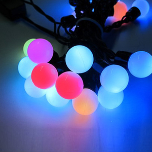 Dây Đèn <span class=keywords><strong>LED</strong></span> Giáng Sinh Cầu Vồng RGB Dây Đèn Chơi Tiệc Nhỏ Hình Quả Cầu <span class=keywords><strong>LED</strong></span> Dùng Ngoài Trời IP 67 Chống Nước - Product Image 2