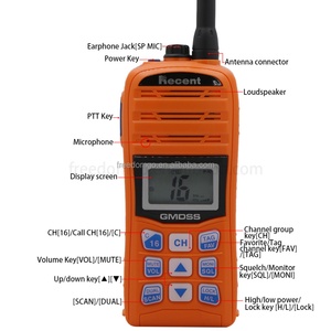 Radio VHF maritime GMDSS RS-35M, étanche, pour bateau, pêche en mer, émetteur-récepteur, communication, talkie-walkie récent - Product Image 4