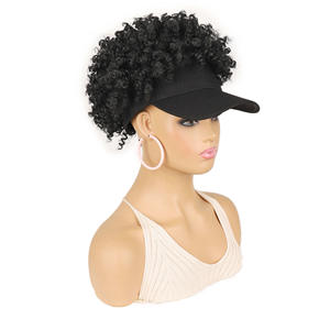 Perruque Casquette à Boucles Ressorts – Cheveux Synthétiques <span class=keywords><strong>Afro</strong></span> Crépus pour Femmes - Product Image 6