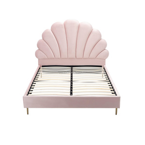 <span class=keywords><strong>Tessuto</strong></span> di velluto grigio scuro Design europeo <span class=keywords><strong>letto</strong></span> imbottito in <span class=keywords><strong>tessuto</strong></span> doppio/completo/<span class=keywords><strong>matrimoniale</strong></span> con testiera trapuntata - Product Image 6