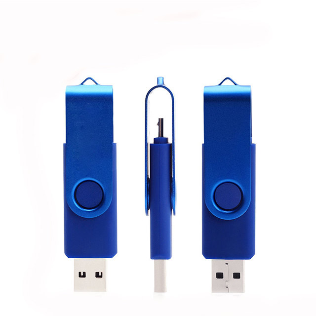 Popular bulk high quality OTG usb flash drives 4gb 8gb 16gb 32gb 64gb 128gb mini metal usb flash drive with custom logo