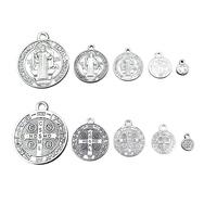 Pendentif médaille saint charbel saint jude thaddeus personnalisé en gros