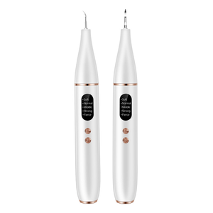 جهاز تنظيف الأسنان بالموجات فوق الصوتية لاسلكي محمول قابل لإعادة الشحن، مقاوم للماء بمعيار IPX6، 5 أوضاع لإزالة الجير والترسبات، ضمان سنة للاستخدام المنزلي - Product Image 4