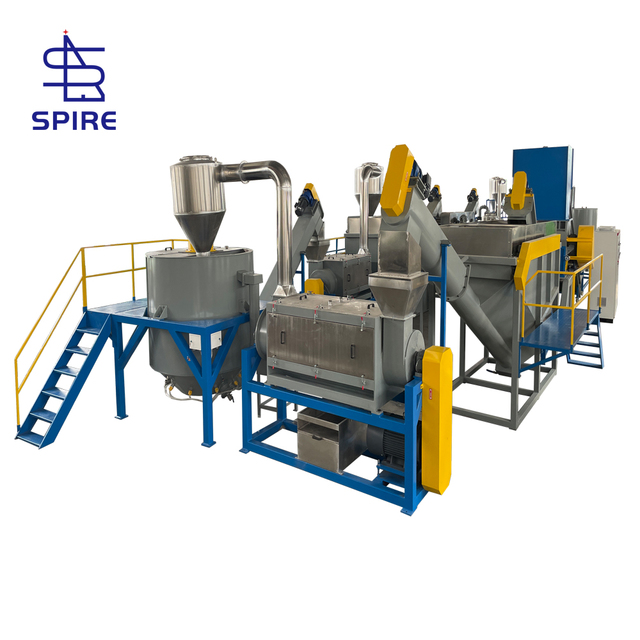 2023 New Technology High Quality Level Stainless Steel Material 1000kg Per Hour Plastic PET Bottle Recycling Washing Line