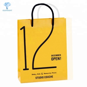 Custom Hot Sale Latest Fashion Luxury Baby Gifts Packing Colored Kraft Paper Bag - Product Image 1