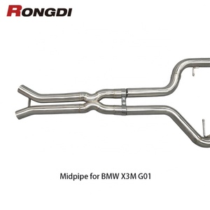 Tuyau d'échappement en acier inoxydable 304 à longueur égale pour BMW X3M X4M G01 G02 S58 3.0T 2024 - Product Image 6