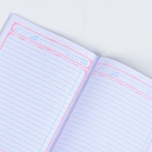 Cahier de notes cousu à la selle personnalisé coloré de qualité supérieure doublé léger cahier d'exercices respectueux des yeux livre de révision étudiant créatif - Product Image 6
