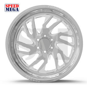 Jantes de camion forgées tout-terrain, noir brillant avec finition usinée, 20, 22, 24, 26 pouces, 6x139.7 pour F150, usage intensif - Product Image 4