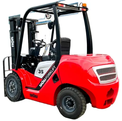 Yuli yüksek kaliteli hizmet fren fabrika fiyat 3.5 Ton yakıt yan shifter dizel Forklift