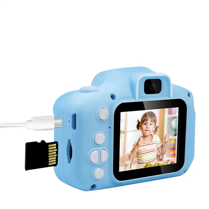 Ymx CAX5S 2 3 Inch Ips Scherm Selfie Cartoon Speelgoed Camera Voor Vroege Kids Kind Kinderen Met 8 16 32gb Sd Tf Card