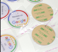 Carte de visite et de membre Google Smart RFID NFC 13,56 MHz en PVC sans contact avec code QR programmable