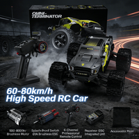 Voiture RC tout-terrain Rlaarlo Omni Terminator Brushless en fibre de carbone/métal 1/10 RZ001O-C, voiture télécommandée, jouet pour enfants