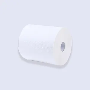 Wholesale Jumbo Center Pull Paper Towel Roll 2Ply Toilet Tissues Custom Embossed Mix Wood Pulp Hand Paper Towel Large Roll Paper