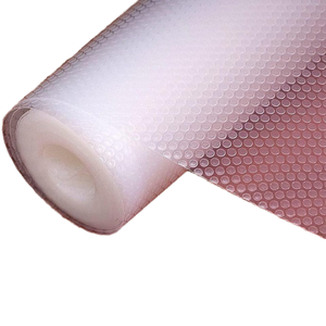 Revêtements de placards de cuisine modernes en EVA transparent de 30 pouces x 20 pieds, antiadhésifs, épaisseur 1,5 mm, motif géométrique pour tapis de tiroirs et étagères - Product Image 1